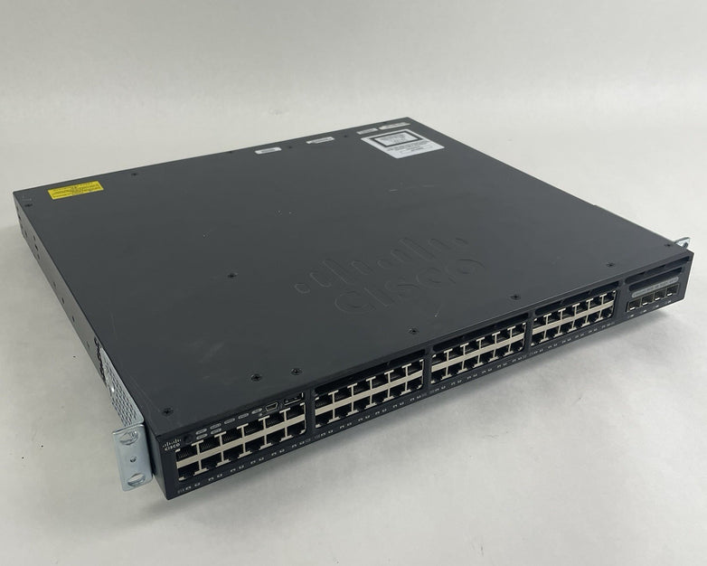 Cisco WS-C3650-48PS-S V01 Tested & Reset 2X PSU
