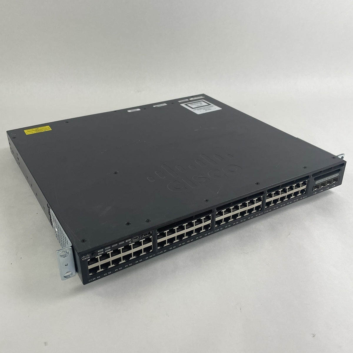Cisco WS-C3650-48PS-S V01 Tested & Reset 2X PSU0