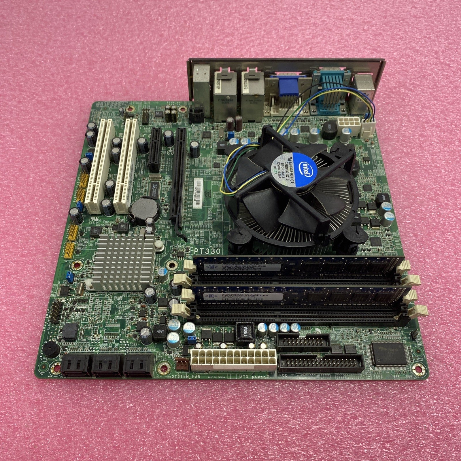 DFI PT330 Motherboard Intel Core i5-650 3.2GHz 4GB RAM w/ Shield