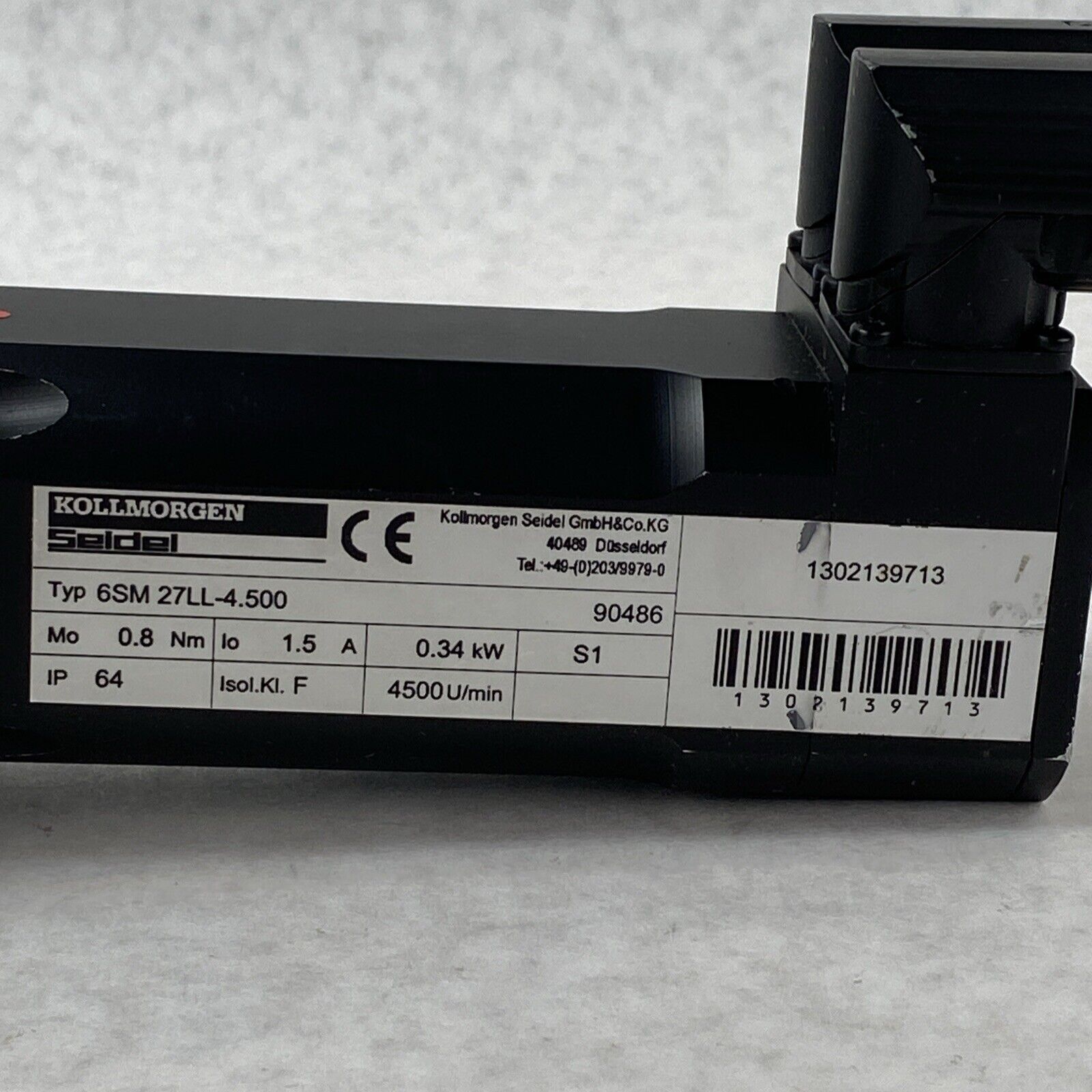 Kollmorgen Seidel 6SM 27LL-4.500 90486 Servomotor Stirrer
