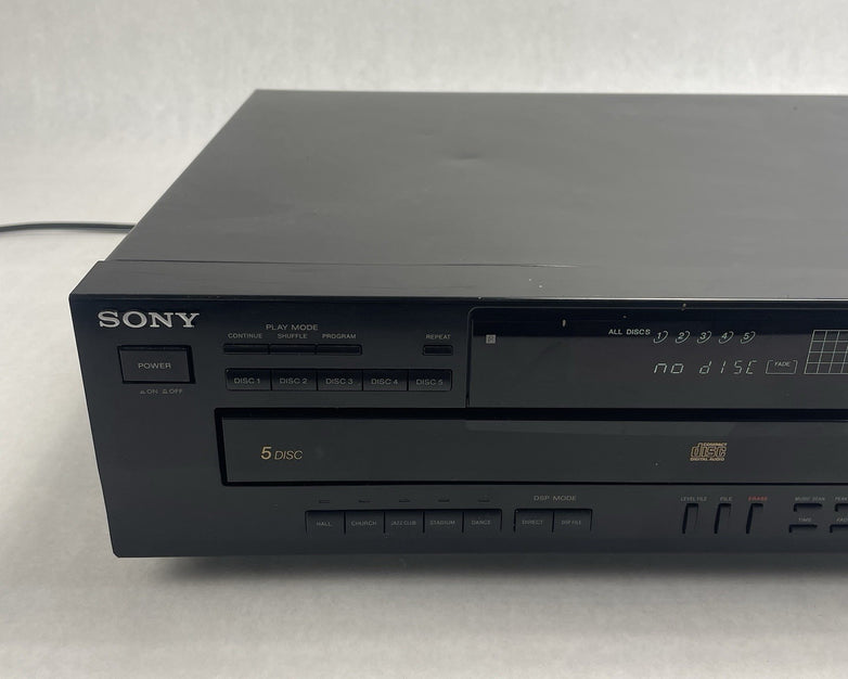 Sony CDP-C535 5-Disc Carousel CD Player No Remote Tested