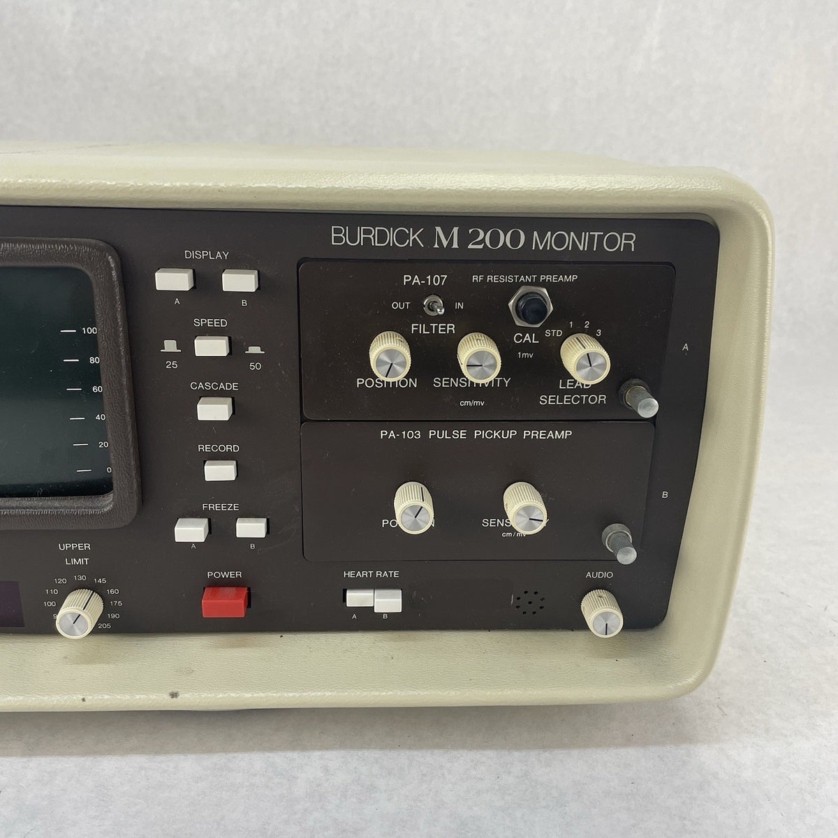 Burdock M 200 Monitor - Untested No Power Cord3