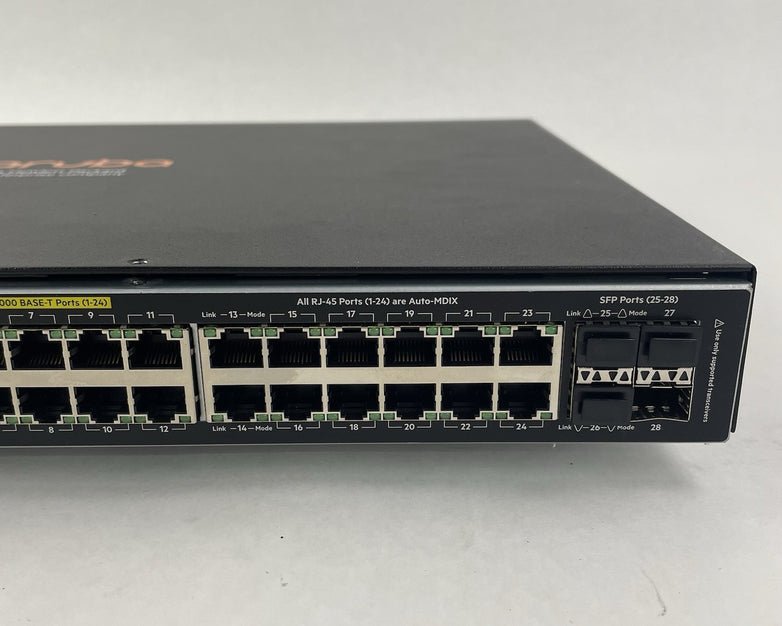 HP Aruba 2530-24G PoE+ J9773A 24-Port Gigabit Switch - Tested