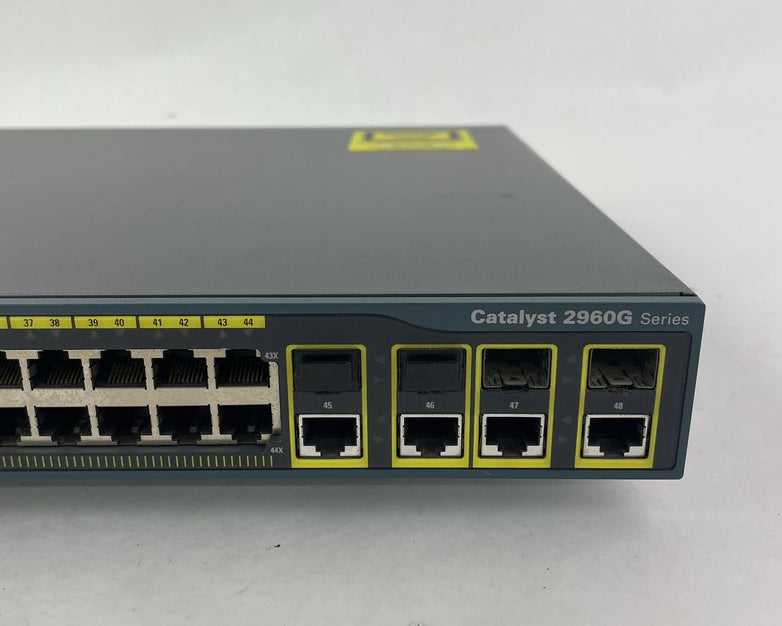 Cisco WS-C2960G-48TC-L 48-Port V01 Tested and Reset