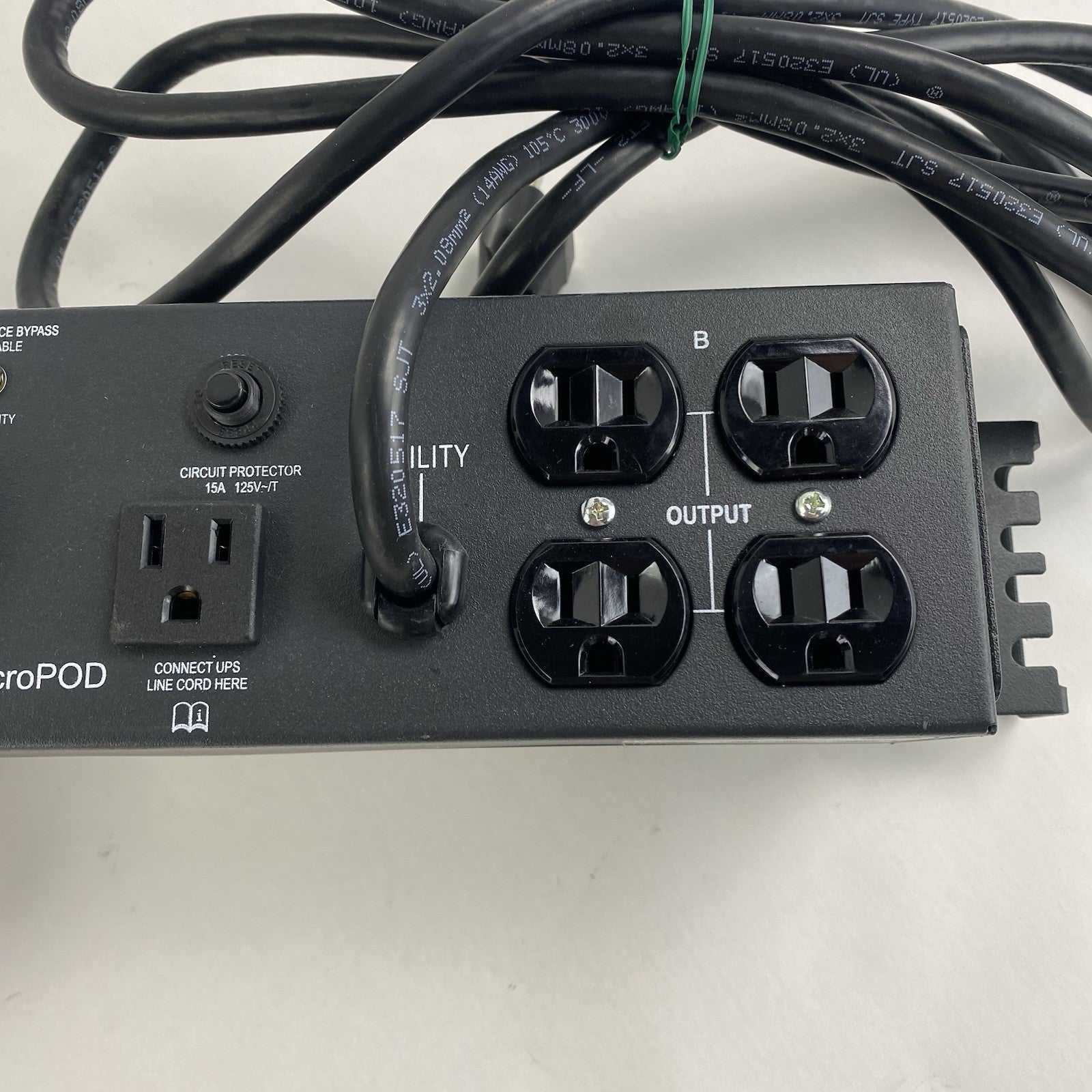 Emerson MP2-115A Liebert Micro POD AC Power System 120V 12A4