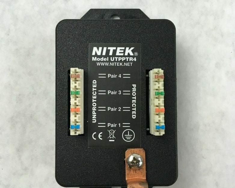 New Nitek UTPPTR4 UTP Video, RS422 Surge Protector