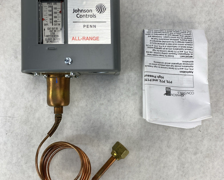 Johnson Controls Penn P70AA-118C High Pressure Fan Cycling Control