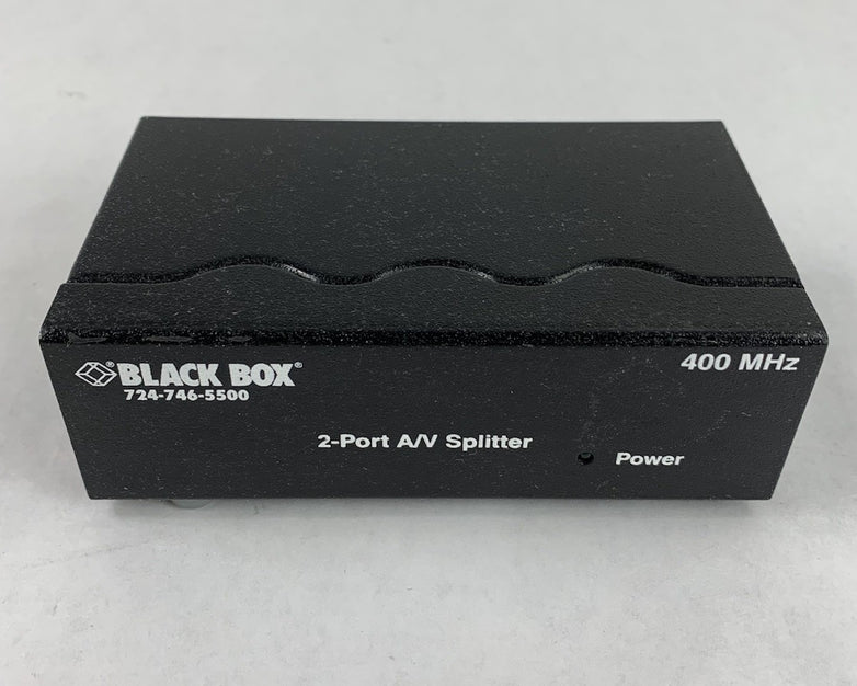 Black Box AC650A-2 2-Port A/V Splitter - No AC Adapter