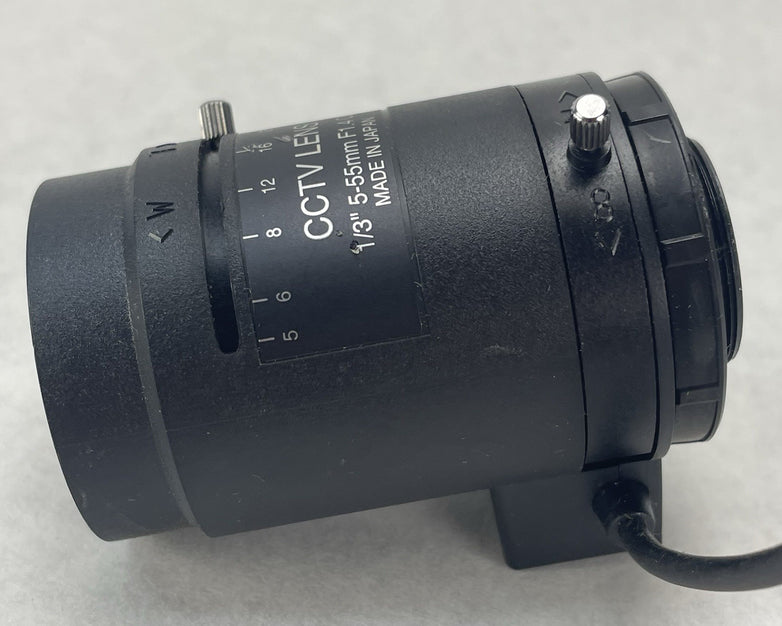 NAV CCTV Lens NAV5-55DC 1/3" 5-55MM F1.4 CS DC-Automatic Iris Lot of 4