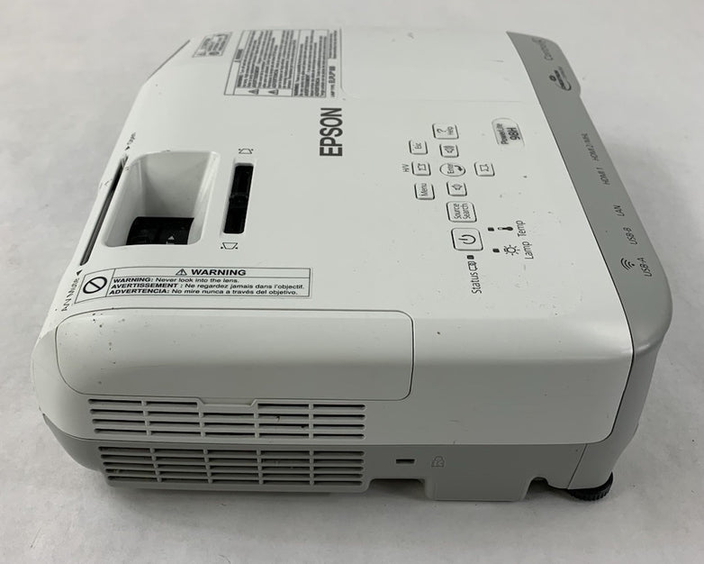 Epson PowerLite 98H H687A LCD Lamp Projector 1512 Lamp Hours - No Remote
