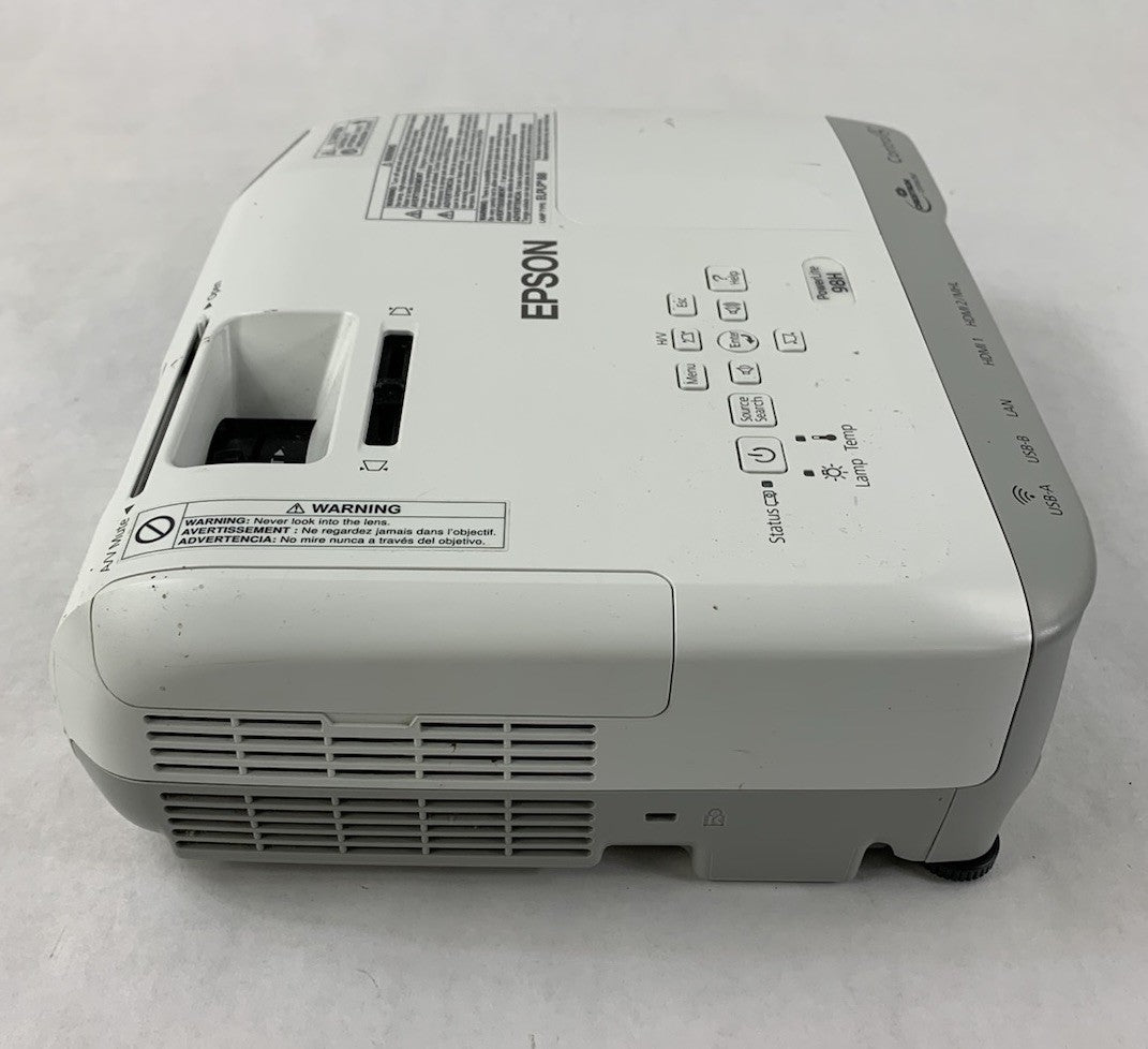 Epson PowerLite 98H H687A LCD Lamp Projector 1512 Lamp Hours - No Remote2