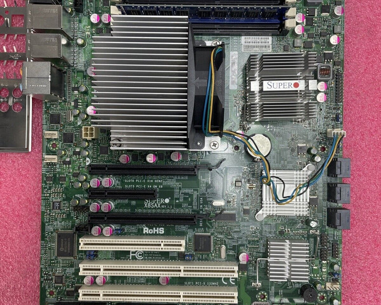 Supermicro X85AX Motherboard Intel Xeon E5502 1.87GHz 4GB RAM w/Shield