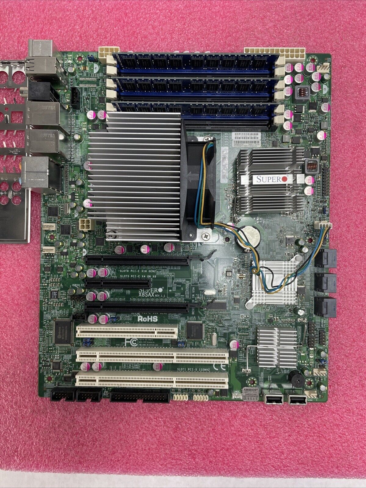 Supermicro X85AX Motherboard Intel Xeon E5502 1.87GHz 4GB RAM w/Shield