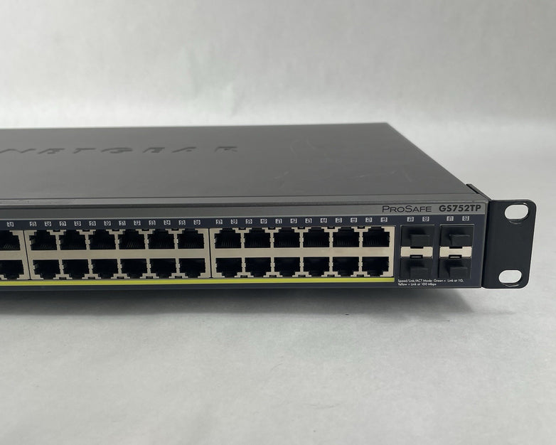NetgearProsafe GS752TP 48-Port Gigabit PoE+ Smart Managed Switch - Tested