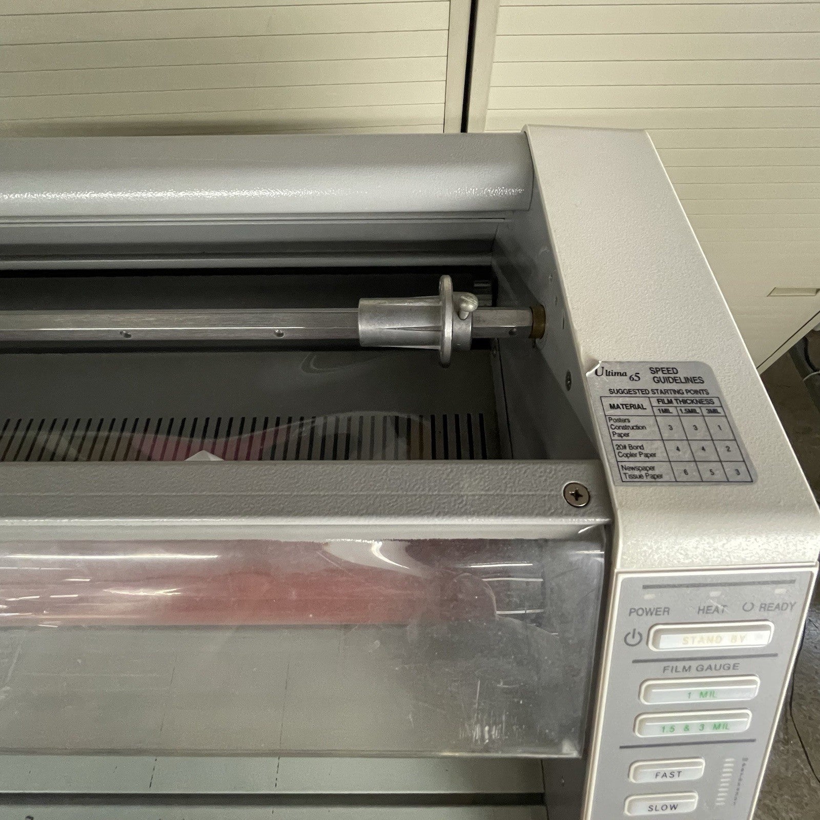 GBC Heatseal Ultima 65 Laminator Tested Missing Cutter