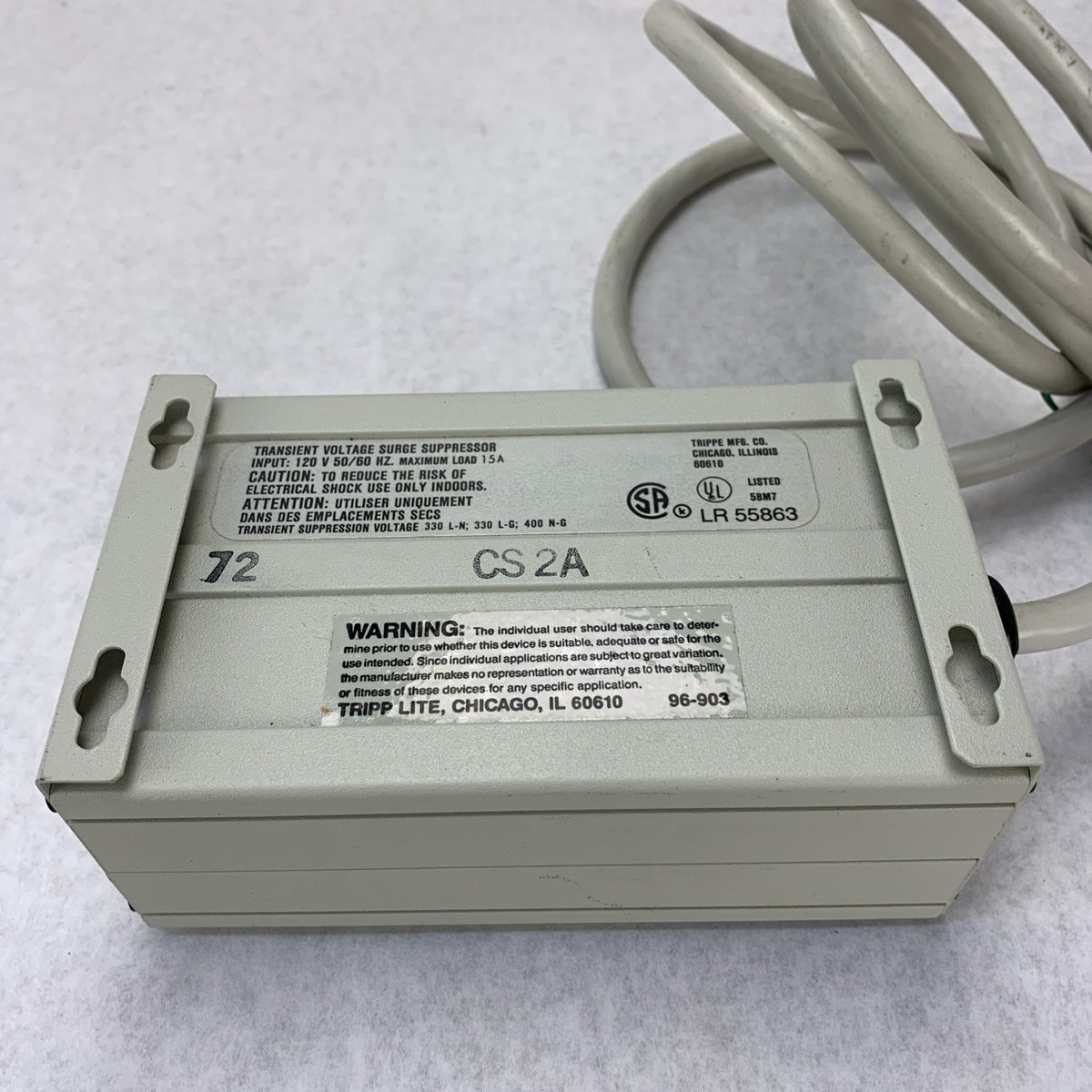 Tripp Lite ISOBAR 4 IB4 120V 15A Premium 4-Outlet Surge Suppressor - Tested5