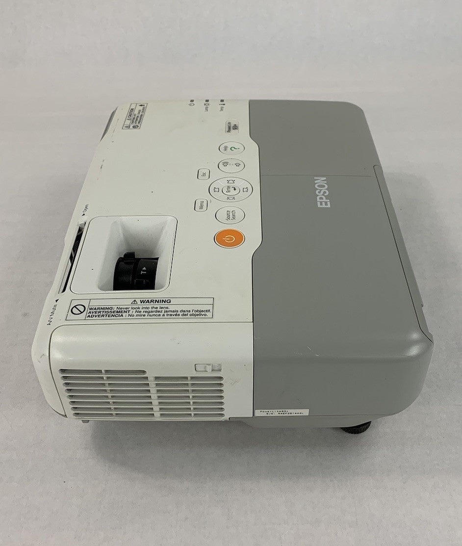 Epson H382F LCD Projector - No Lamp and No Remote - Parts and Repair