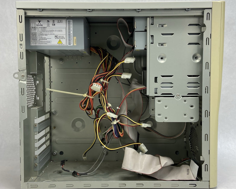 Vintage Unbranded Beige Mid Tower Computer Case PowerMan FSP300-60BTV 300W PSU