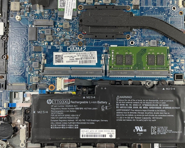 HP EliteBook 850 G6 15.6" i7-8665U 1.90 GHz 8GB RAM No SSD/OS/AC -  Corner