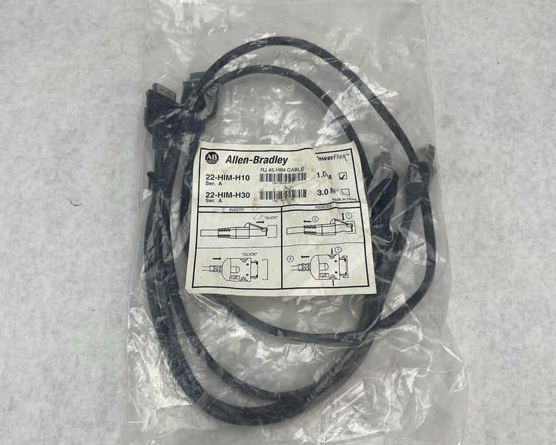 Allen-Bradley 22-HIM-H10 RJ 45 HIM Cable Untested