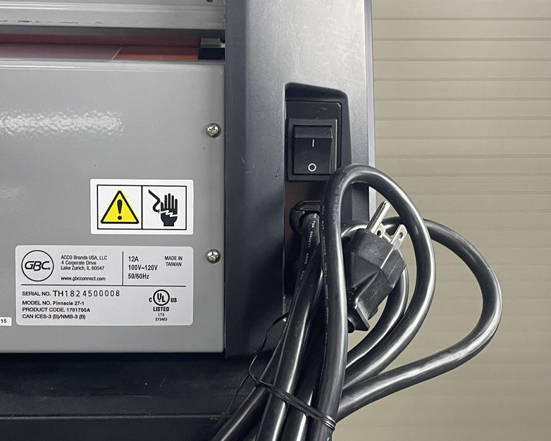 GBC Pinnacle 27 EZLoad Thermal Roll Laminator, 27" Maximum Width, 8-10 No Tray