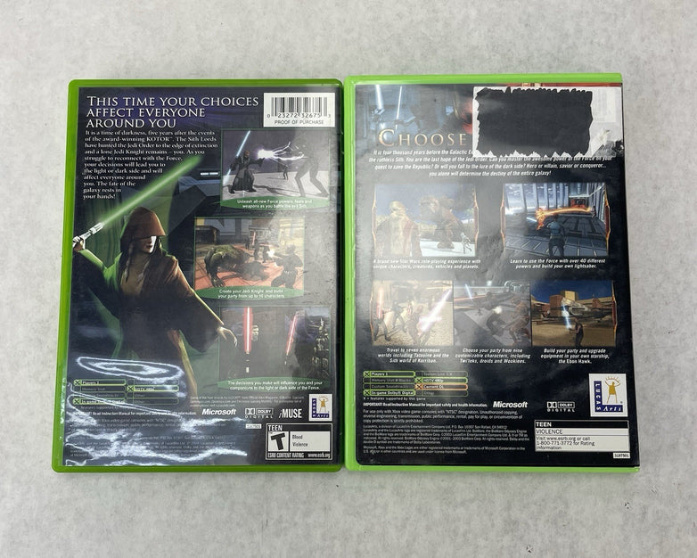 Star Wars Knights Of The Old Republic 1 & 2