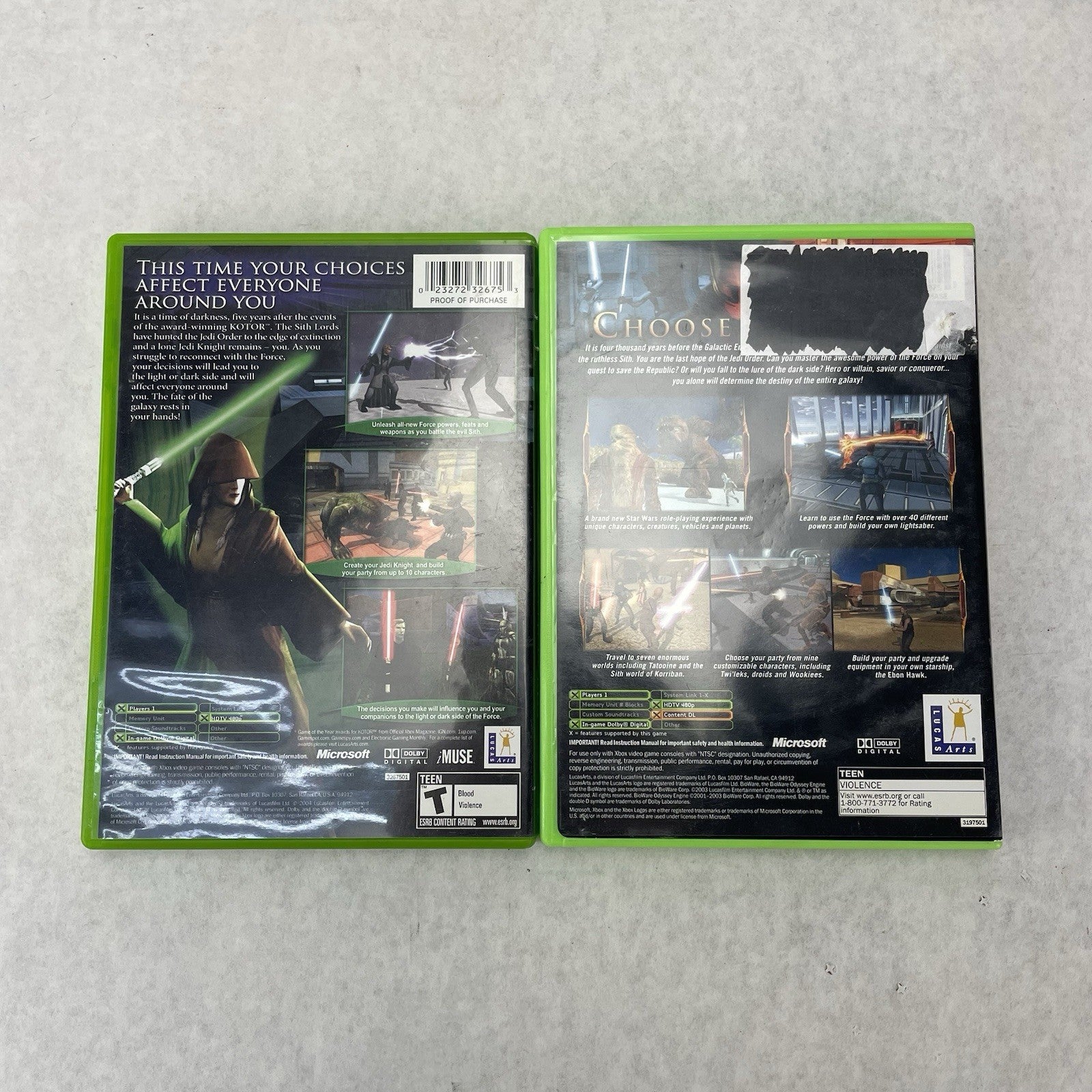 Star Wars Knights Of The Old Republic 1 & 29