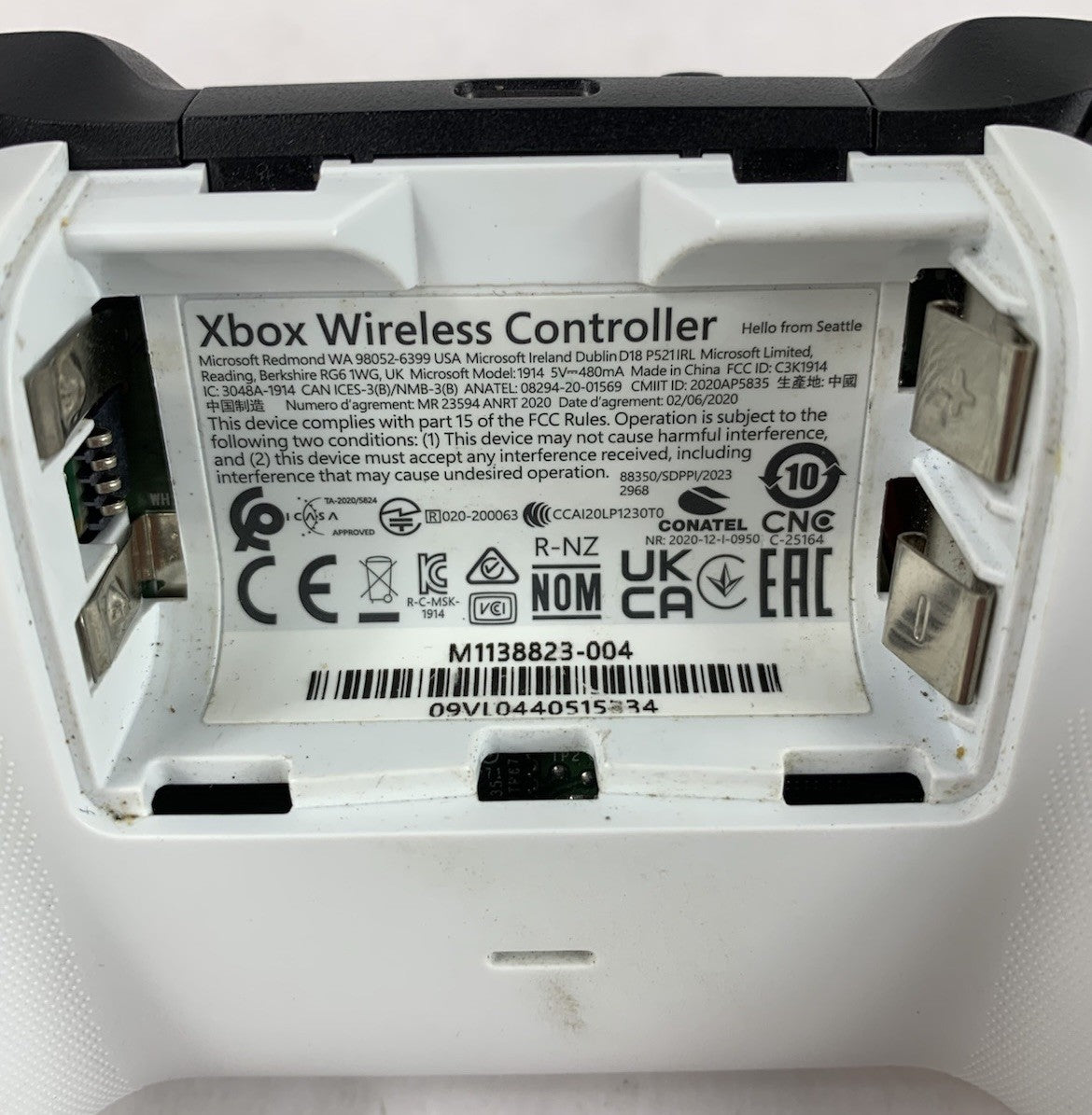 Xbox M1138823-004 Wireless Controller Red for Series X|S - Missing Cover7