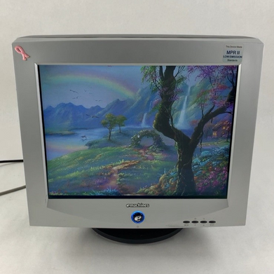 eMachines eView 17f3 786N 17" CRT VGA Color Monitor Computer Retro Gaming