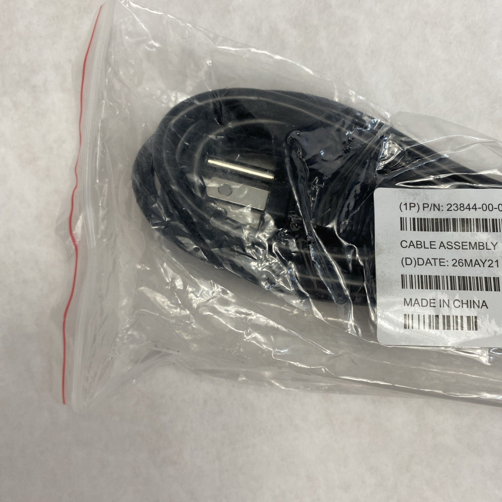 Zebra 23844-00-00R US AC Line Cord Lot of 92