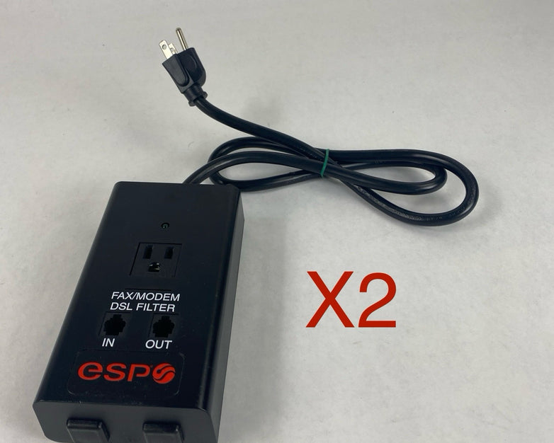Espo MFP-2 FAX/Moden DSL Filter 120V Lot of 2