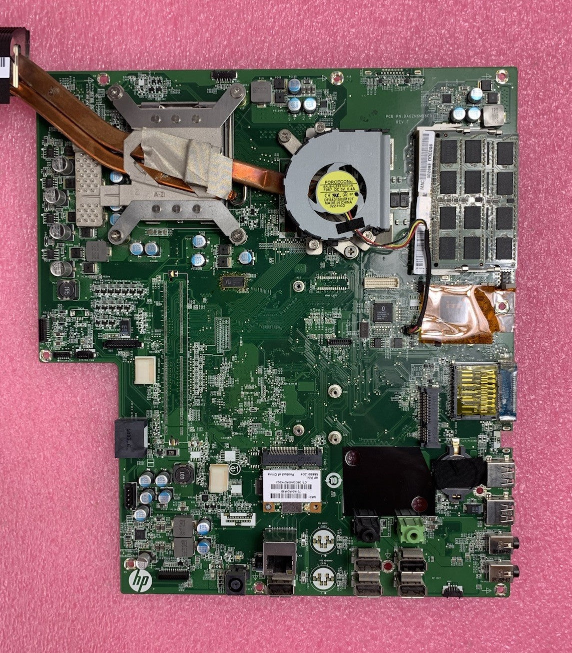 HP 200-5020 AIO Motherboard Intel Pentium Dual-Core E5400 2.7GHz 4GB RAM6