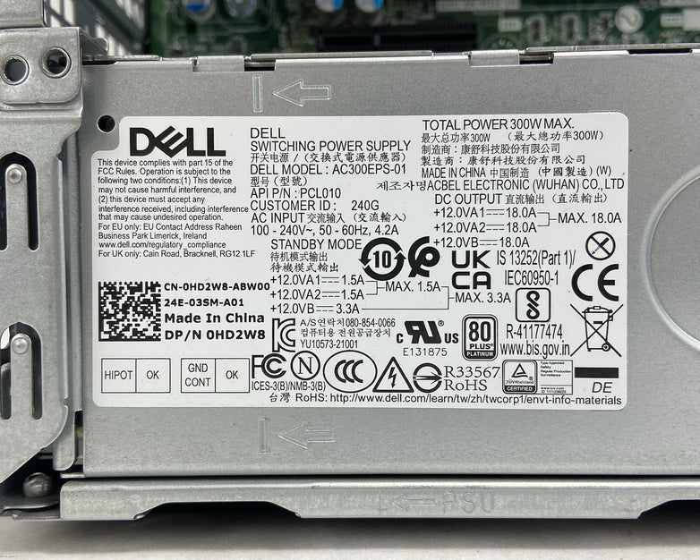 Dell Precision 3460 SFF Intel Core i5-12500 4.5GHz 16GB RAM No HDD No OS