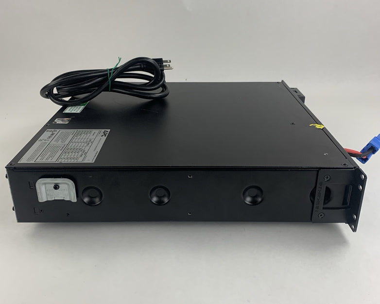 APC SMX1500RM2UC SmartUPS LCD 1500va Tested w/ rack ears No Batteries/Faceplate