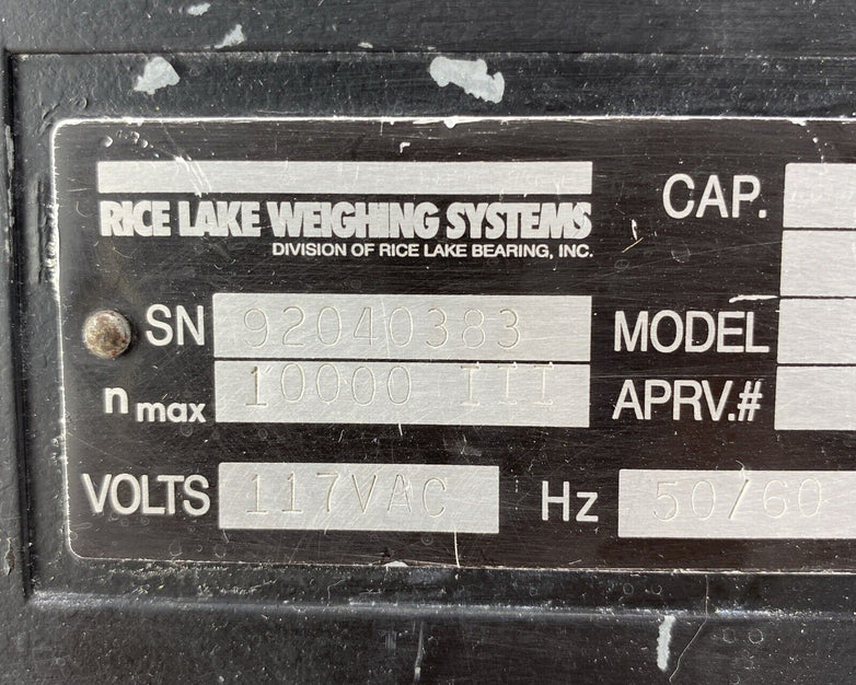 Rice Lake Weighing System IQ+810-3A For PARTS or REPAIR See Photos