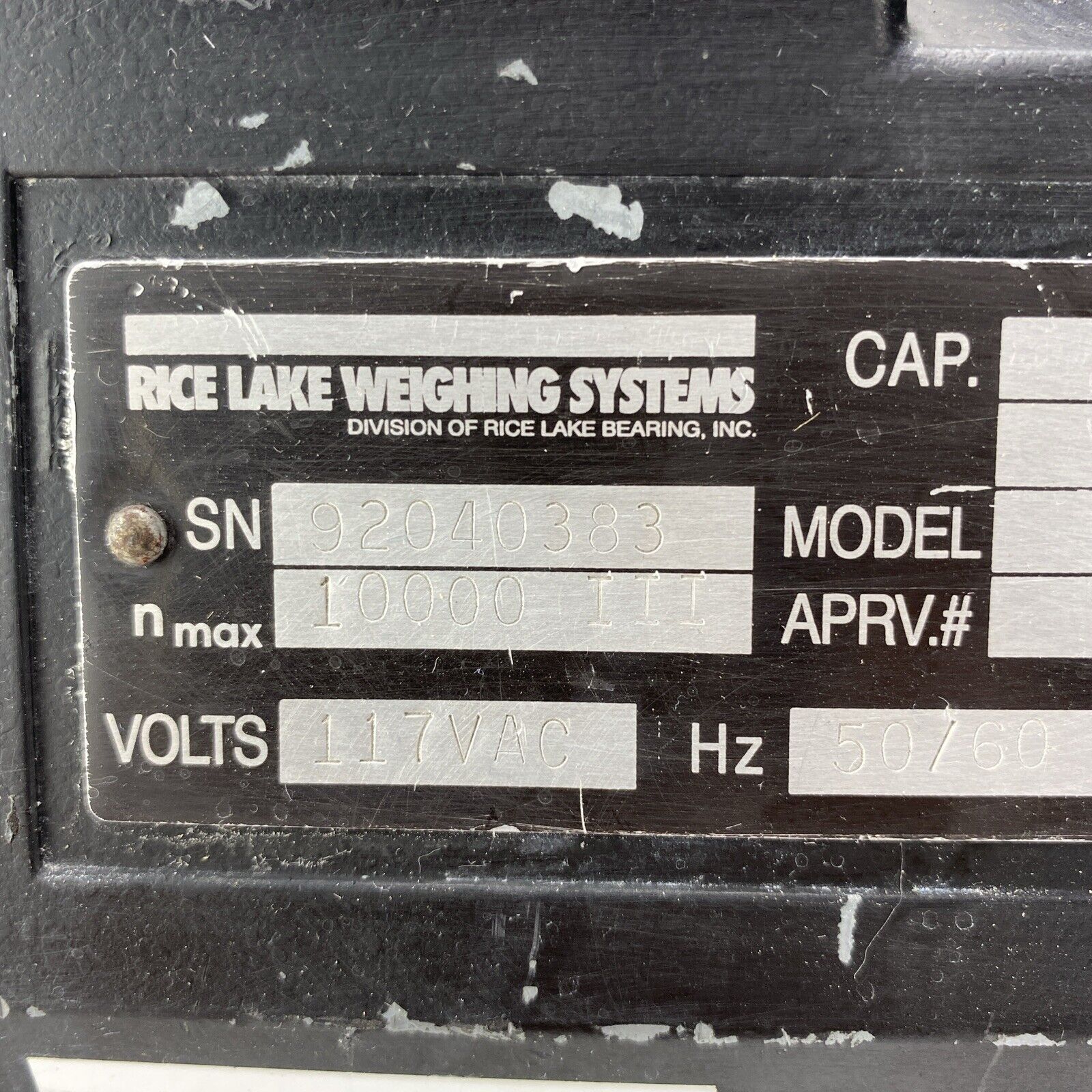 Rice Lake Weighing System IQ+810-3A For PARTS or REPAIR See Photos