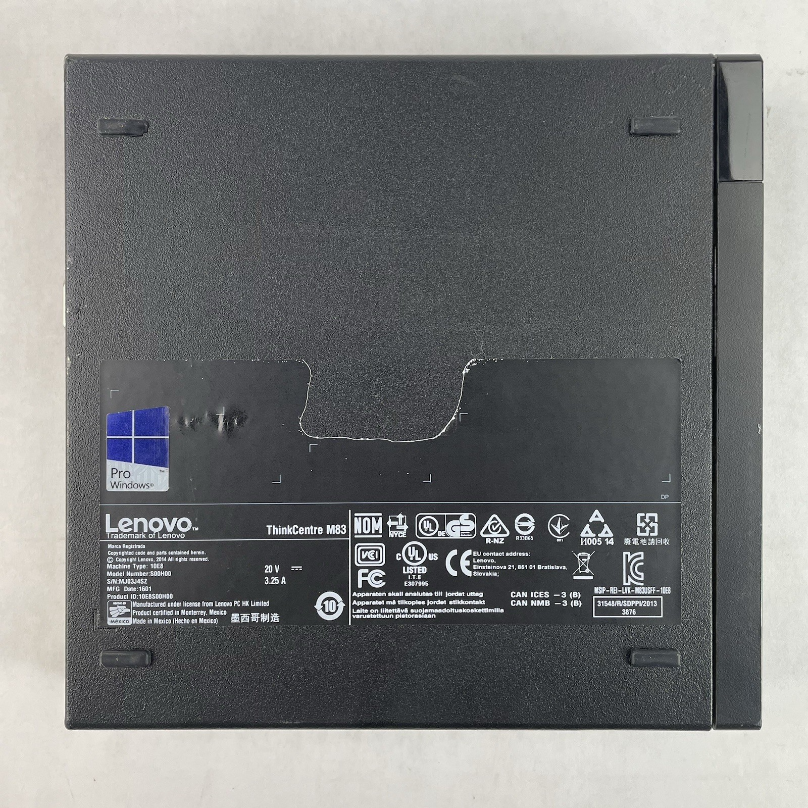 Lenovo ThinkCentre M83 Micro i5-4570TE 2.70 GHz 4 GB RAM No SSD/OS/AC9