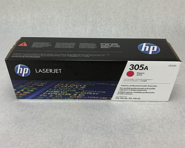 HP Laserjet CE413A 305A Magenta Toner Cartridge Exp: Oct 2020