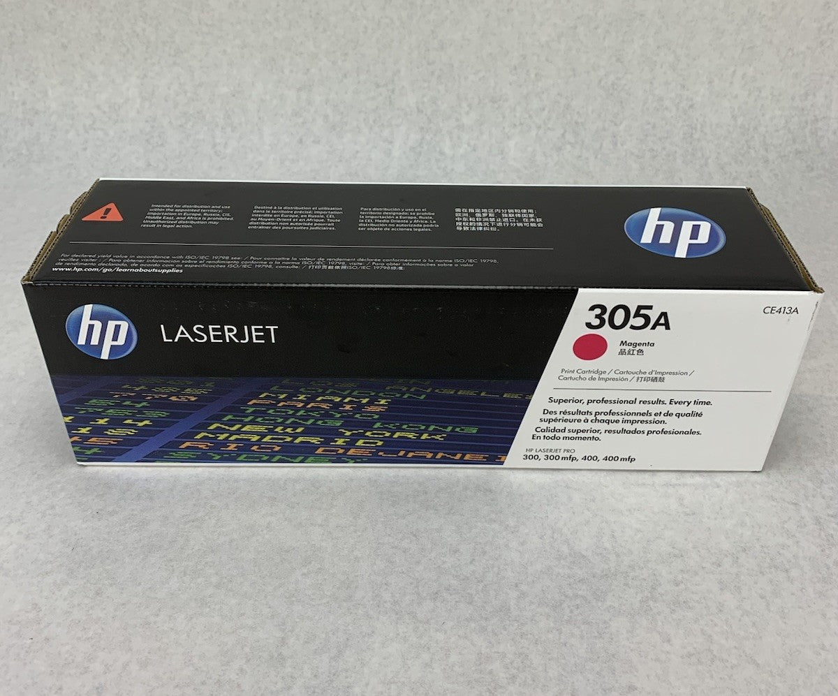 HP Laserjet CE413A 305A Magenta Toner Cartridge Exp: Oct 20201