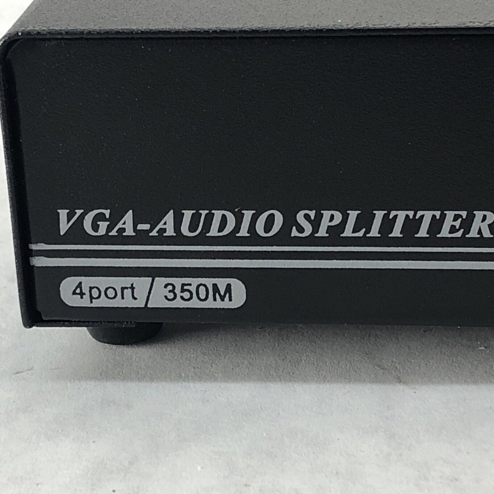 4-Port 350M High Power Drive VGA Audio Splitter CA3504A W/ Instruction Manual