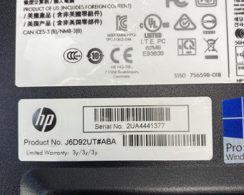 HP EliteDesk 800 G1 Micro Intel Core i7-4785T 2.2GHz 2x4GB RAM No HDD/OS/AC