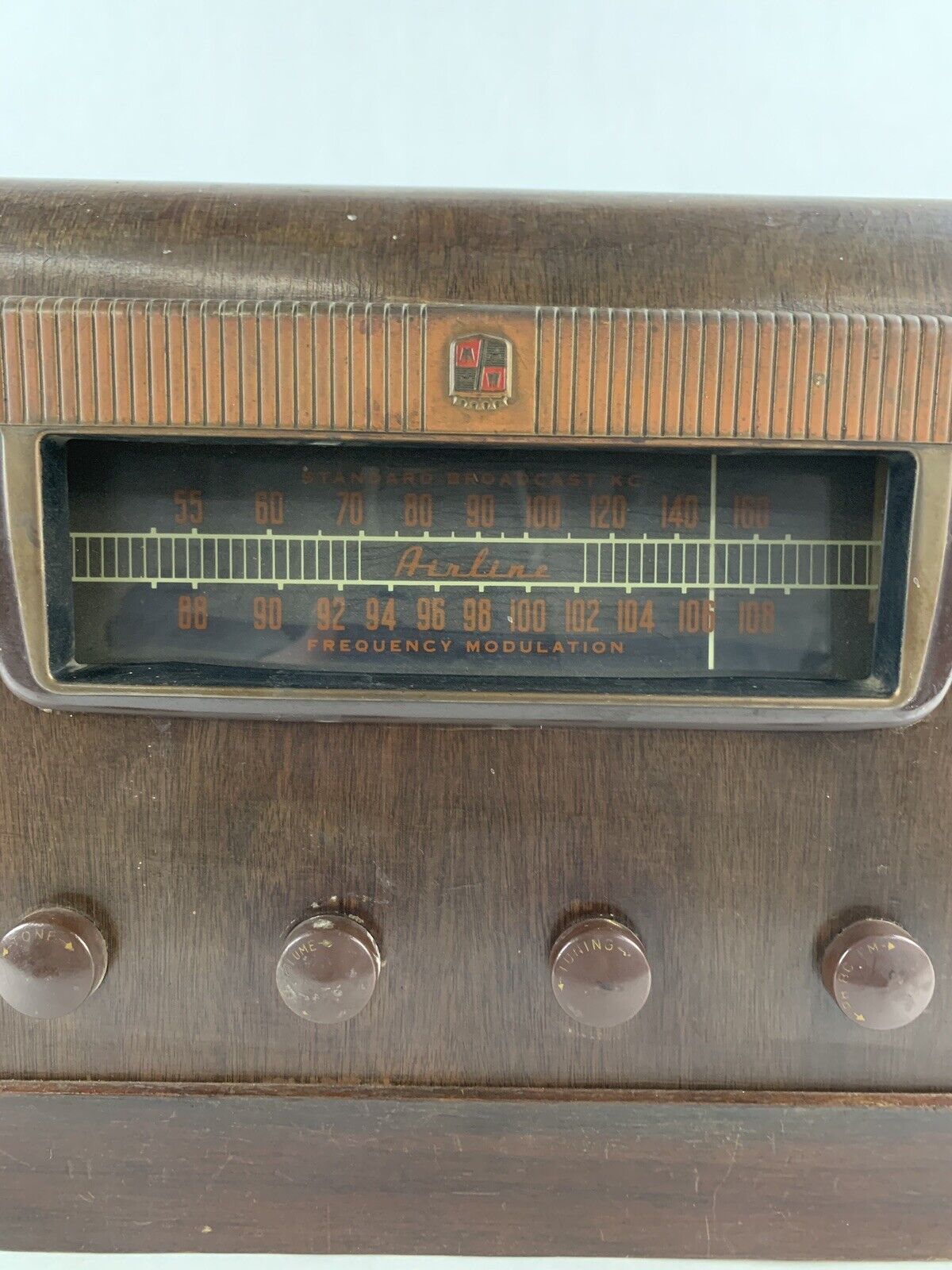 Montgomery Ward 62J-57 Super Sensitive Airline Radio Powers No Output Cut Cord
