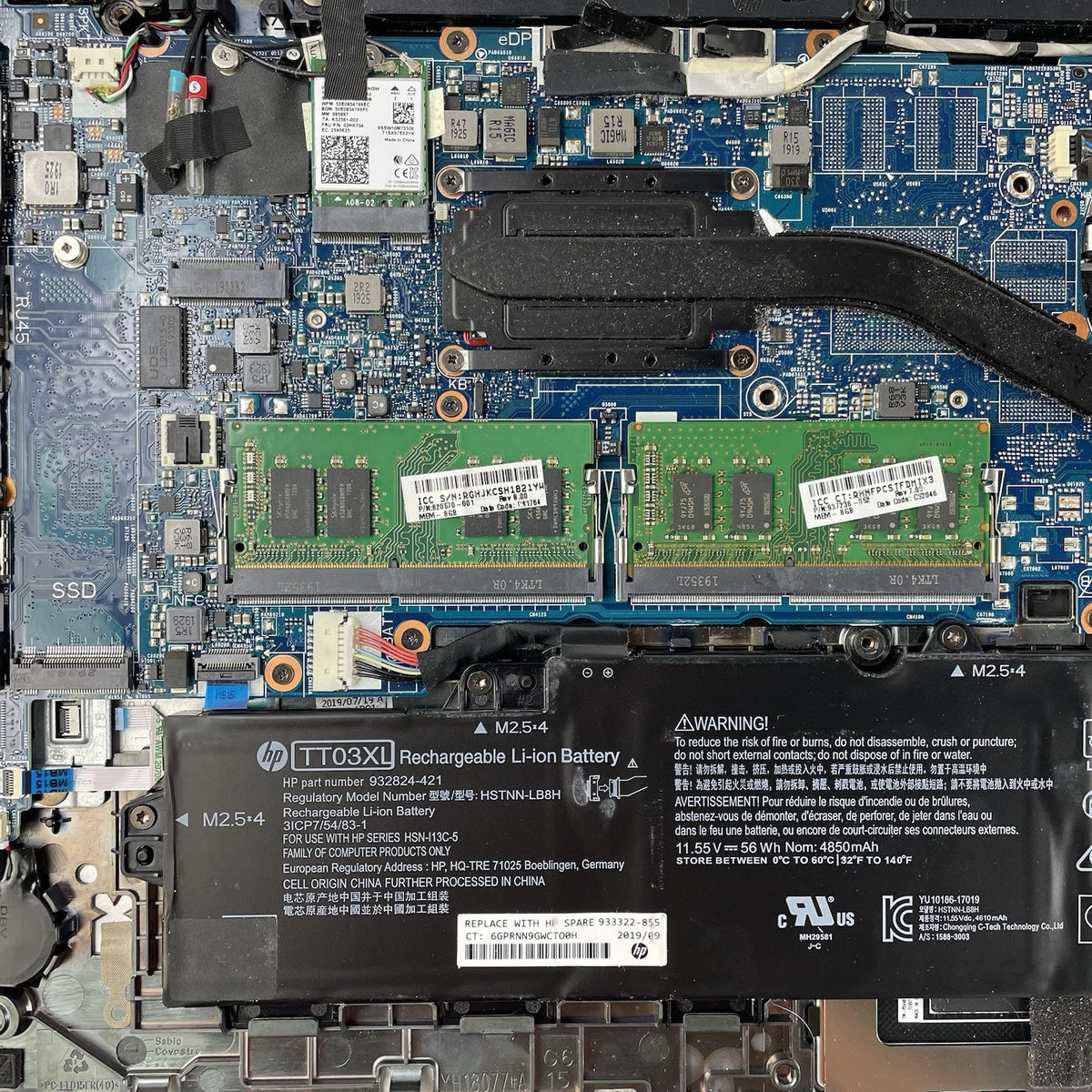 HP EliteBook 850 G6 15.6" i5-8365U 1.60 GHz 16 GB No SSD/OS/AC20