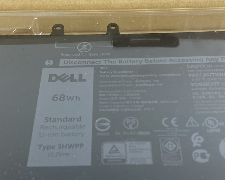 Dell 3HWPP Battery for Y7F 451-BCMN 15.2V 68Wh