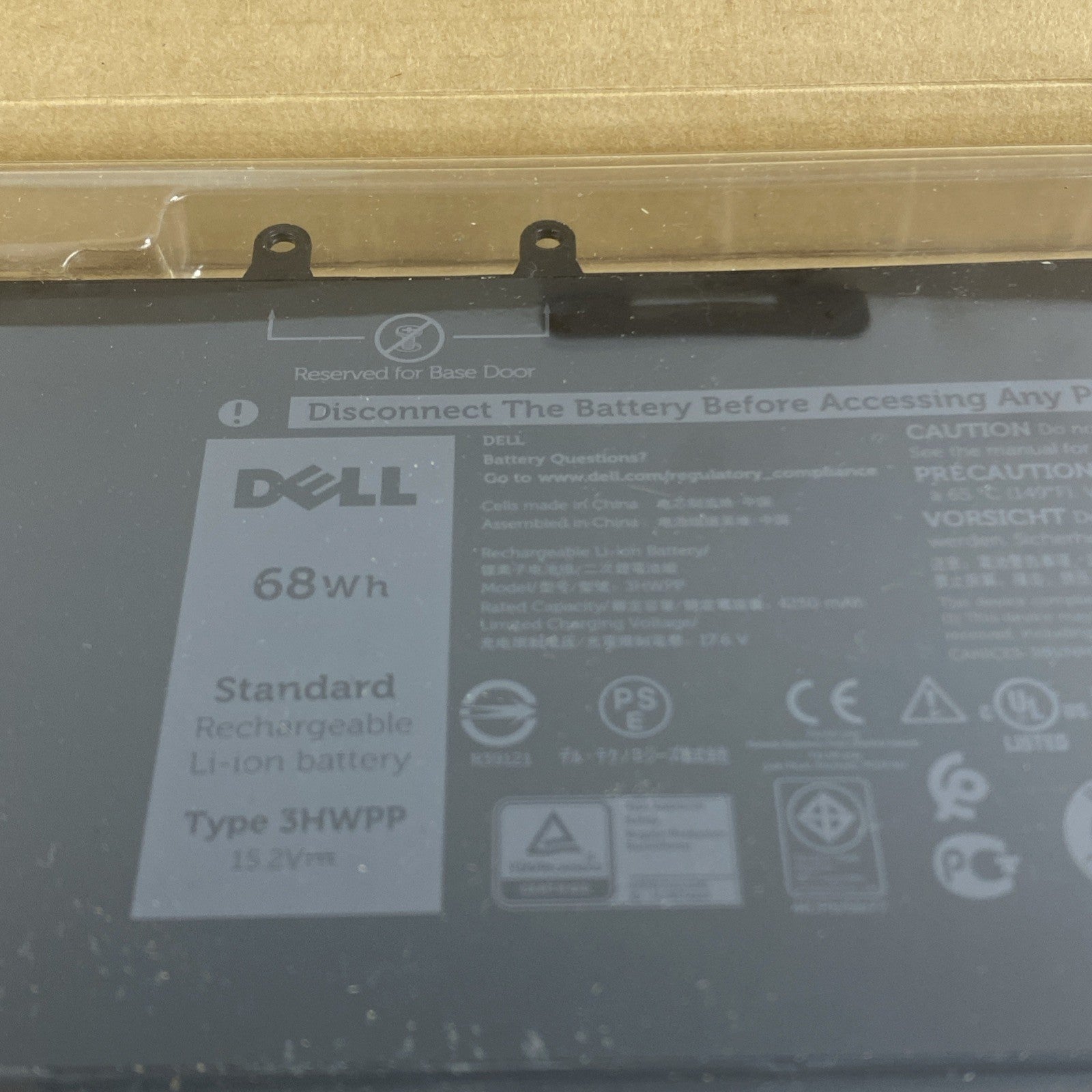 Dell 3HWPP Battery for Y7F 451-BCMN 15.2V 68Wh4