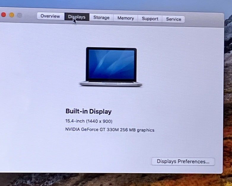 Apple MacBook Pro A1286 2010 15" 2.53GHz i5 8GB RAM 250GB SSD os10.13.6