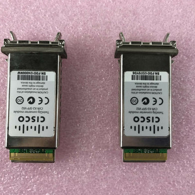 Cisco TwinGig Converter Module CVR-X2-SFP V02 (Lot of 2)