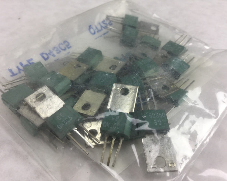GE General Electric D43C5 Silicon Transistors, Lot of 25, NEW Sealed