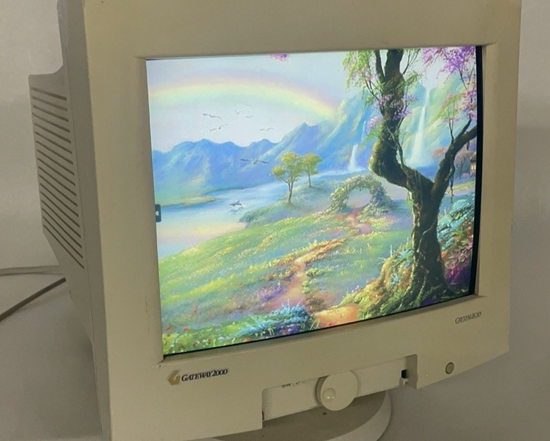 Gateway EV700-7000965 YE0711-01 16" CRT VGA  Tested No Power Cord