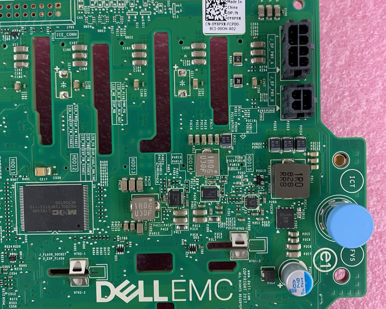 Dell 0Y8P9X PowerEdge T440 Backplane Board Tested Unattached Cooler